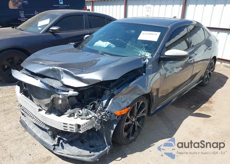 2018 Honda Civic Sport из США, поврежденный, VIN SHHFK7H4XJU231834